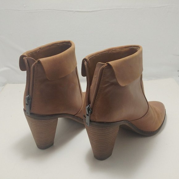 Lucky Brand Brown Leather Nycott Ankle Boots Size 7m - Picture 4 of 9